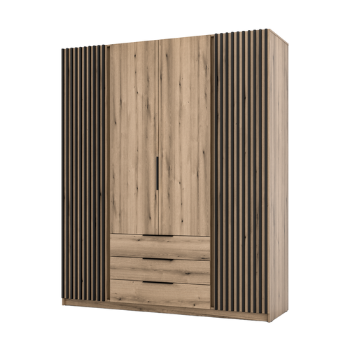 LE KAJA EV/EV-BL 2 LAM 2F 3S Wardrobe