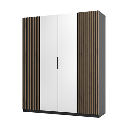 LE KAJA BL/EV-BL 2LAM 2 Wardrobe with Mirror