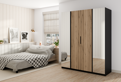 LE KAJA BL/EV 2 2F Wardrobe with Mirror
