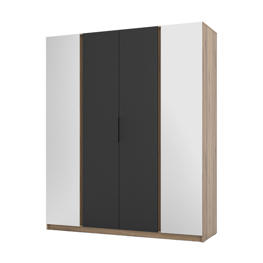 LE KAJA EV/BL 2 2F Wardrobe with Mirror