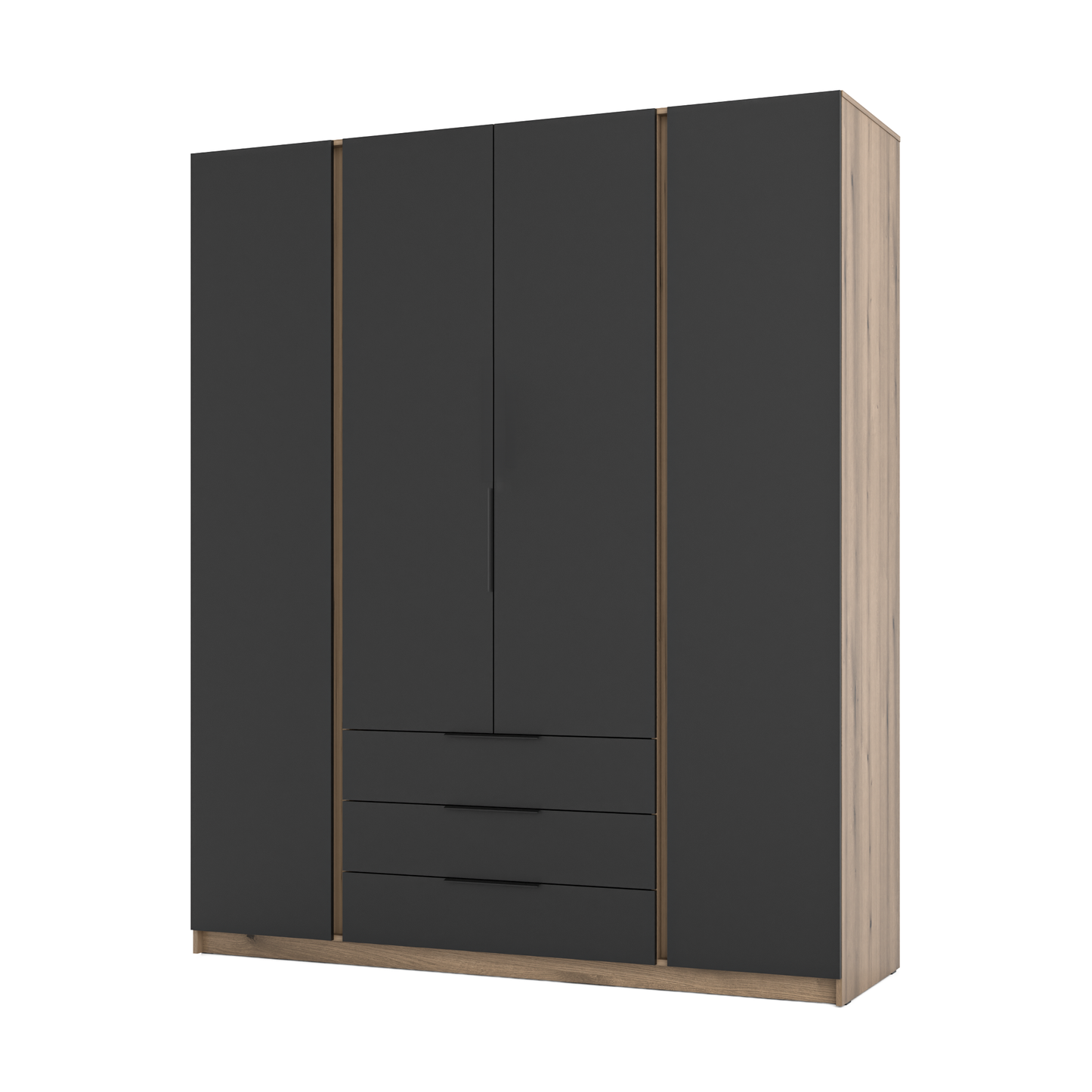 LE KAJA EV/BL 4F 3S Wardrobe