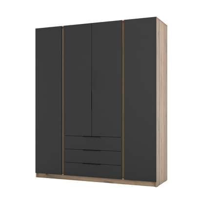 LE KAJA EV/BL 4F 3S Wardrobe