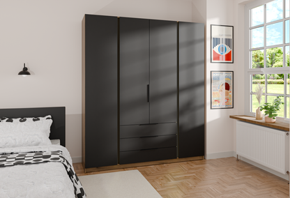 LE KAJA EV/BL 4F 3S Wardrobe