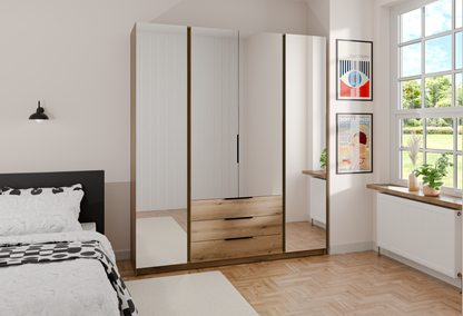 LE KAJA EV/EV 4 3S Wardrobe with Mirror