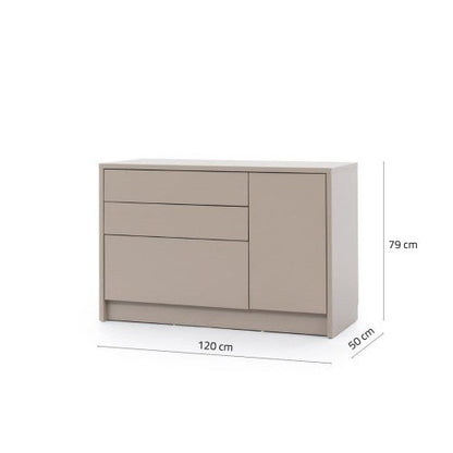 Customizable Murphy Bed Basic Vertical Furniture Set Congo 90, 120, 140 x 200 cm