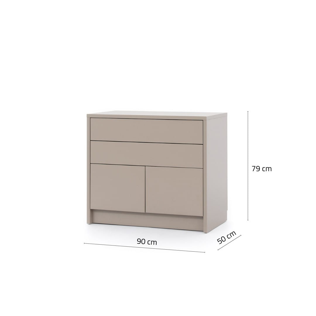 Customizable Genius Murphy Bed Furniture Set 120 x 200 cm Black Lancelot Oak, LED Lighting