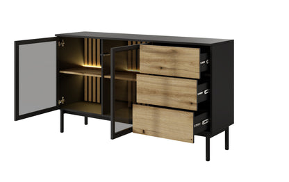 Lask Lang – Sideboard 150 cm 2 Doors 3 Drawers