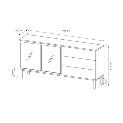 Lask Lang – Sideboard 180 cm