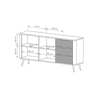 Lask Lante – Chest of Drawers 163 2D3S