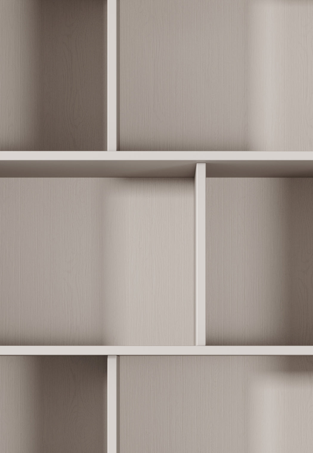 Lask Lante – Bookcase Beige (88.2 × 193.8 × 38 cm)