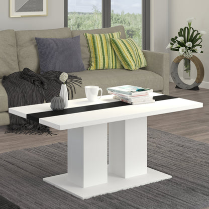 Boston Coffee Table – White/Black