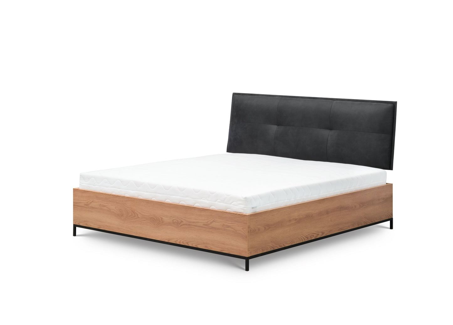 NE Loft Caramel – Bed with Storage 160 x 200 cm