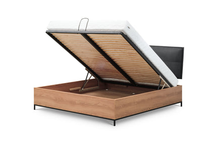 NE Loft Caramel – Bed with Storage 180 x 200 cm