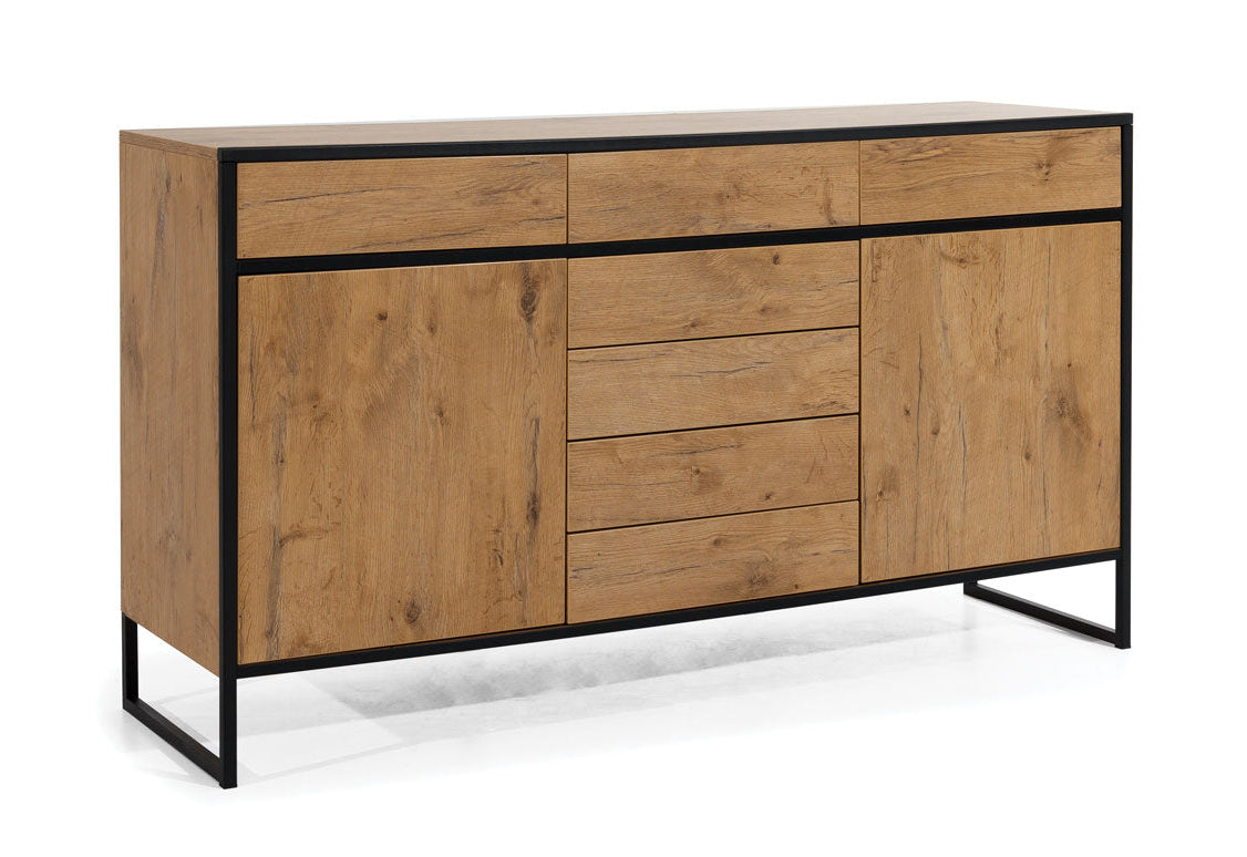 NE Loft Sideboard – 7 Drawers & 2 Doors – 160 cm