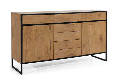 NE Loft Sideboard – 7 Drawers & 2 Doors – 160 cm