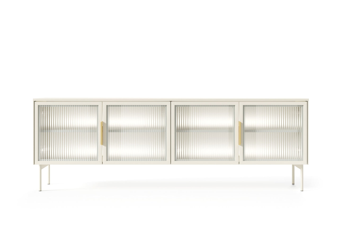 Lask LUMI 4D TV Stand with LED Lighting – 181.3 x 39.5 cm – Cashmere