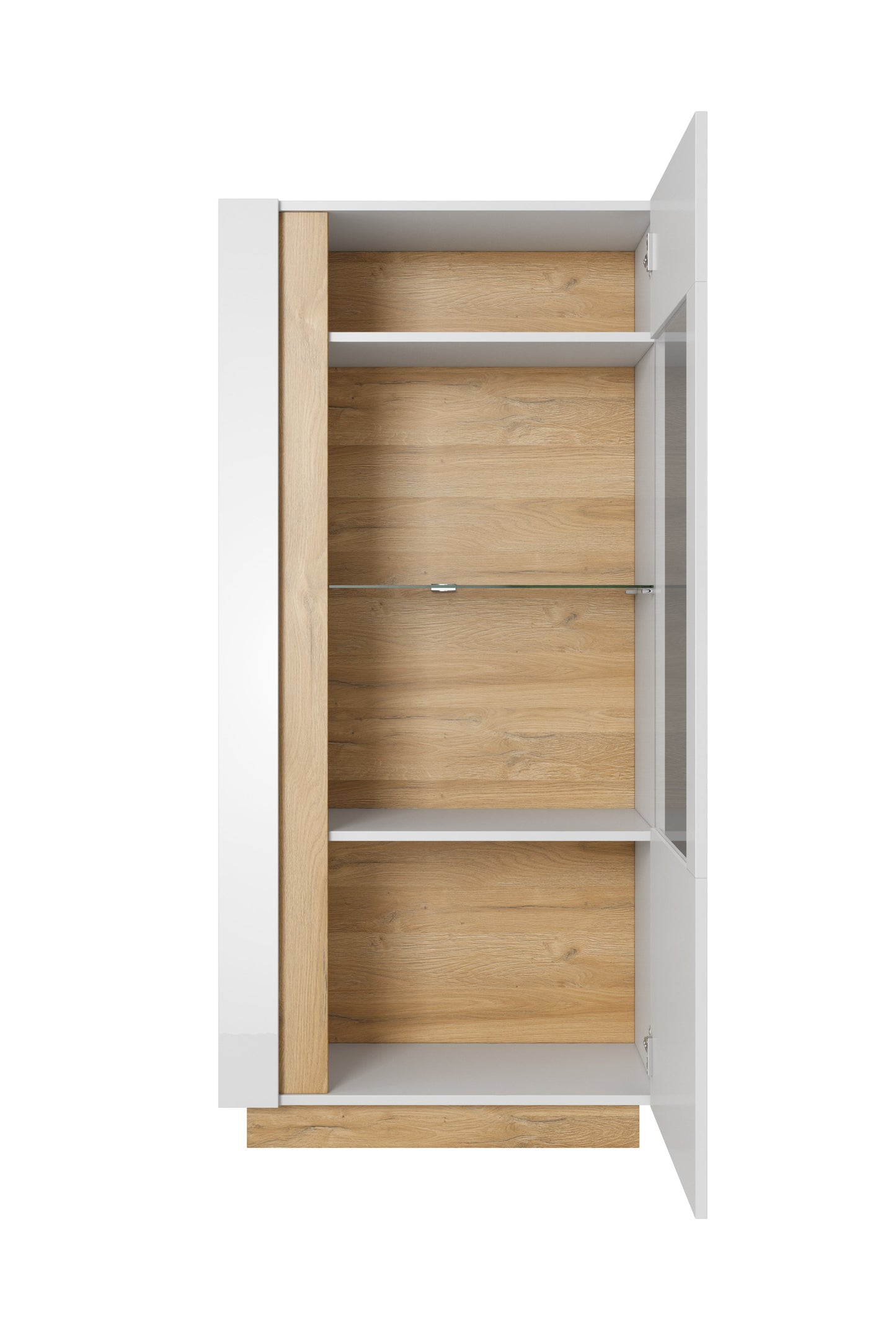 Lask ARCO Display Cabinet 72 – 72 x 40 x 154 cm – White