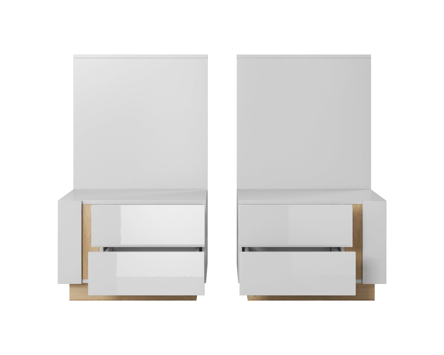Lask Arco White – Bedside Tables