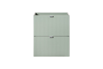 Line Reed Green with 2 Drawers Bathroom Set 50CM SET-LRG with Oak Countertop