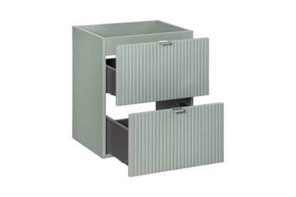 Line Reed Green with 2 Drawers Bathroom Set 50CM SET-LRG B OAK UN GAJA