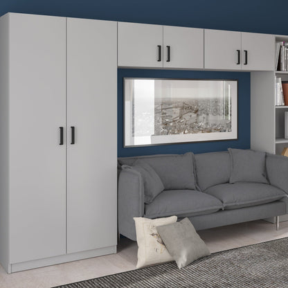 LE Malta 107 2F Wardrobe in Light Grey