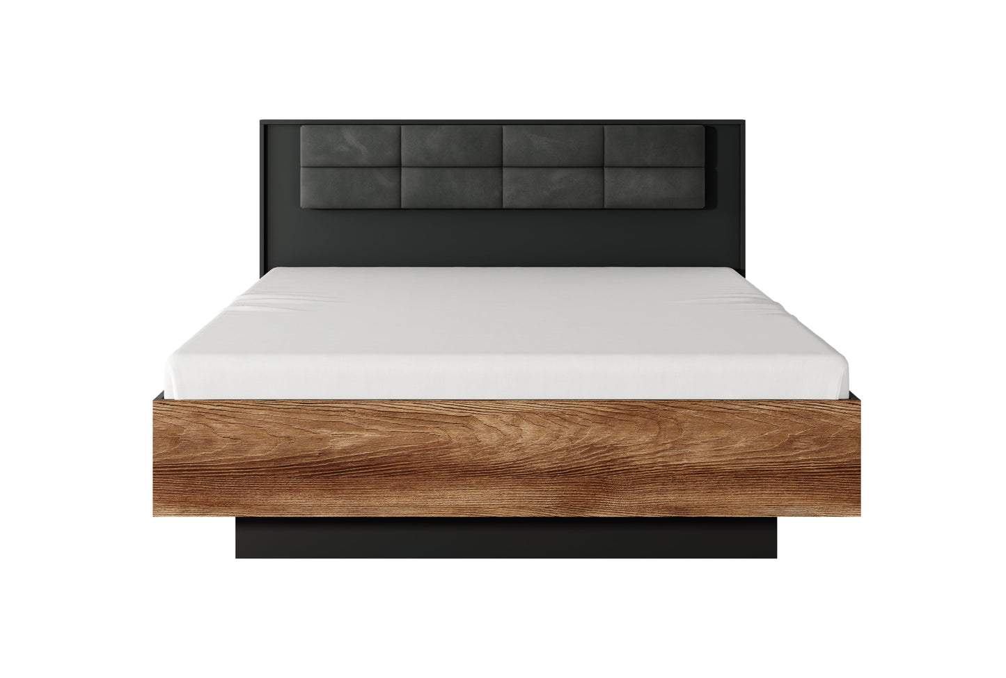 Lask Milton – Bed with Nightstands