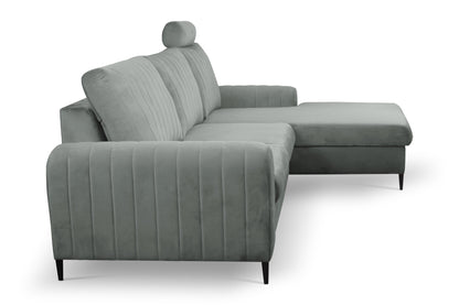 Lask MONACO Corner Sofa Bed – 252 x 90–168 cm – Left or Right Configuration