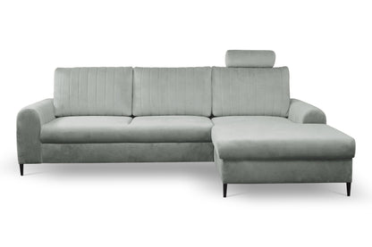 Lask MONACO Corner Sofa Bed – 252 x 90–168 cm – Left or Right Configuration