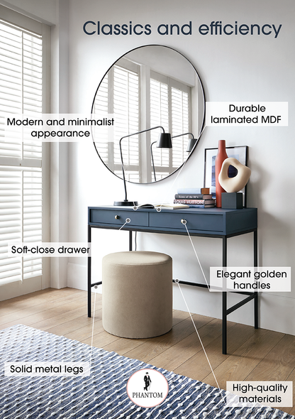 Mono Vanity Table Navy