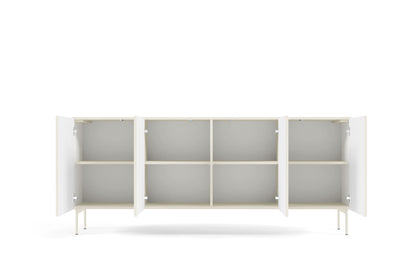 Lask Multi Cashmere – Sideboard 195 cm with 4 Doors (195.2 × 81.2 × 39.8 cm)