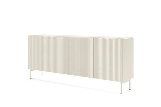 Lask Multi Cashmere – Sideboard 195 cm with 4 Doors (195.2 × 81.2 × 39.8 cm)