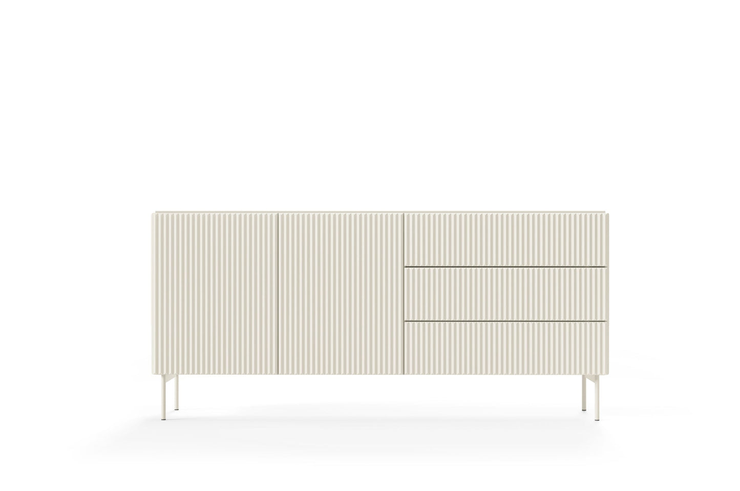 Lask Multi Cashmere – Sideboard 177 cm with 2 Doors and 3 Drawers (177 × 81.2 × 39.8 cm)