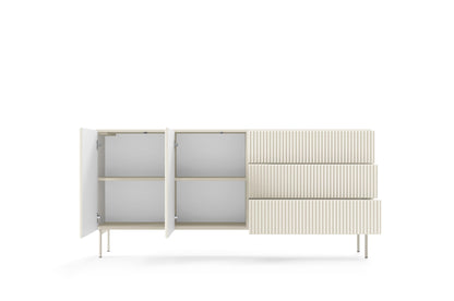 Lask Multi Cashmere – Sideboard 177 cm with 2 Doors and 3 Drawers (177 × 81.2 × 39.8 cm)
