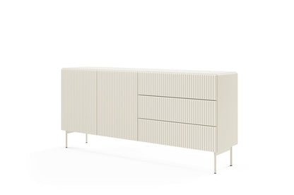 Lask Multi Cashmere – Sideboard 177 cm with 2 Doors and 3 Drawers (177 × 81.2 × 39.8 cm)