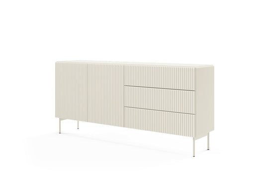 Lask Multi Cashmere – Sideboard 177 cm with 2 Doors and 3 Drawers (177 × 81.2 × 39.8 cm)