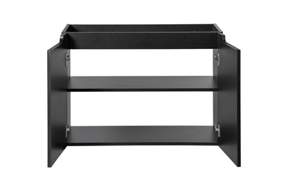 Nova Black 80cm Bathroom Sett with Shelves SET-NOB B OAK UN BEYOND 5 BL