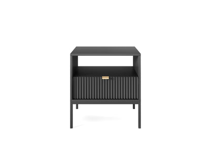 Nova Nightstand Black - Modern Elegance for Your Bedroom