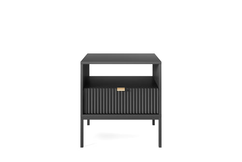 Nova Nightstand Black - Modern Elegance for Your Bedroom