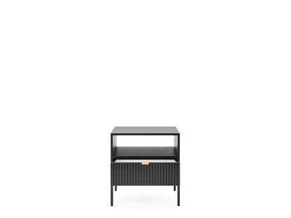 Nova Nightstand Black - Modern Elegance for Your Bedroom