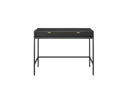 Nova Vanity Table Black - A Fusion of Modern Elegance and Practical Storage