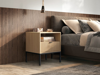 Nova Nightstand Vincenz’s oak - Modern Elegance for Your Bedroom