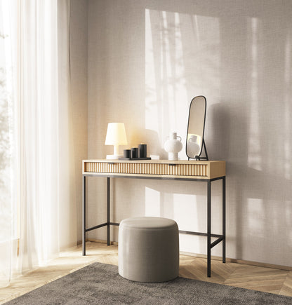 Nova Vanity Table Vincenz’s oak - A Fusion of Modern Elegance and Practical Storage