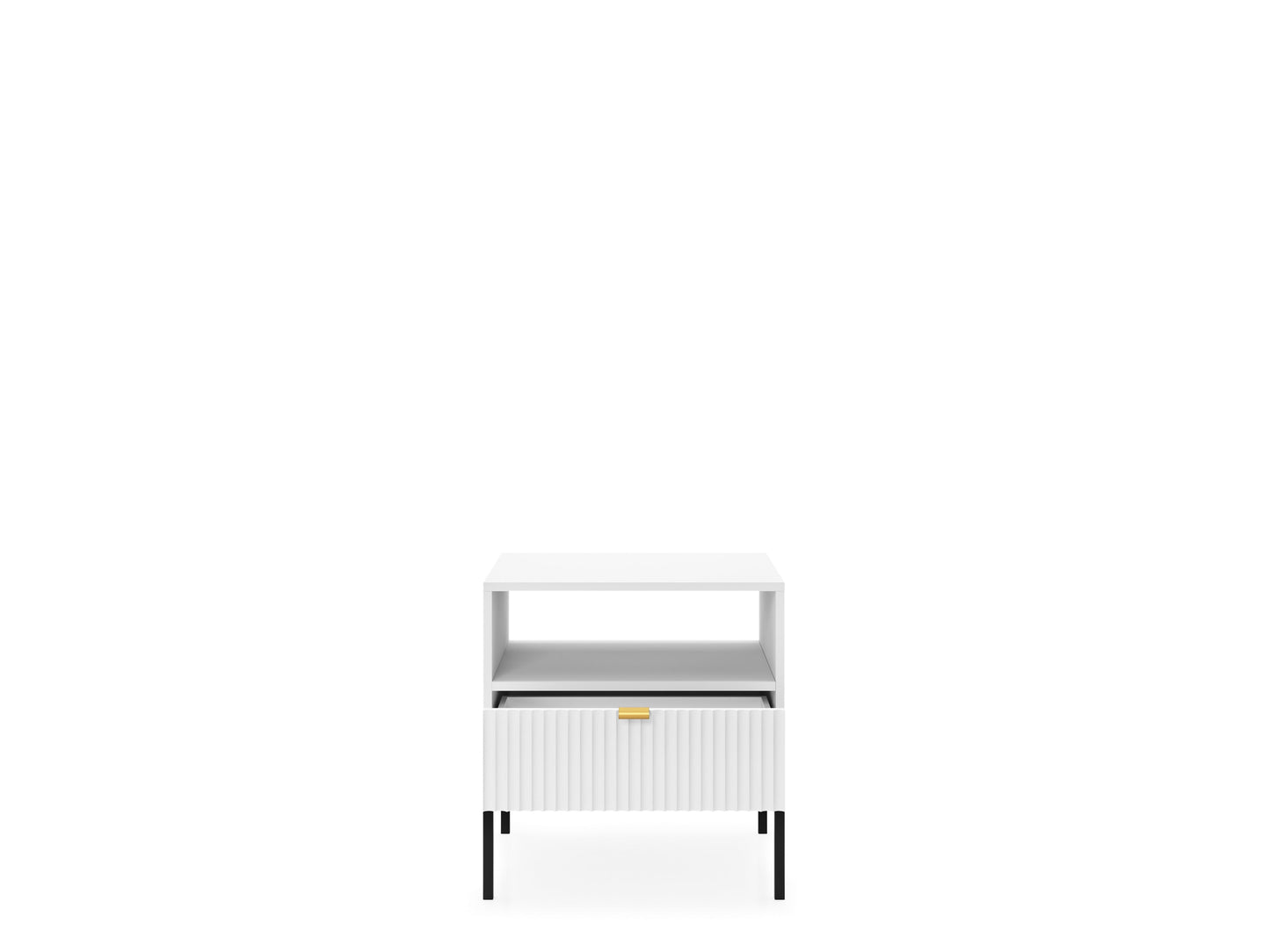 Nova Nightstand White - Modern Elegance for Your Bedroom