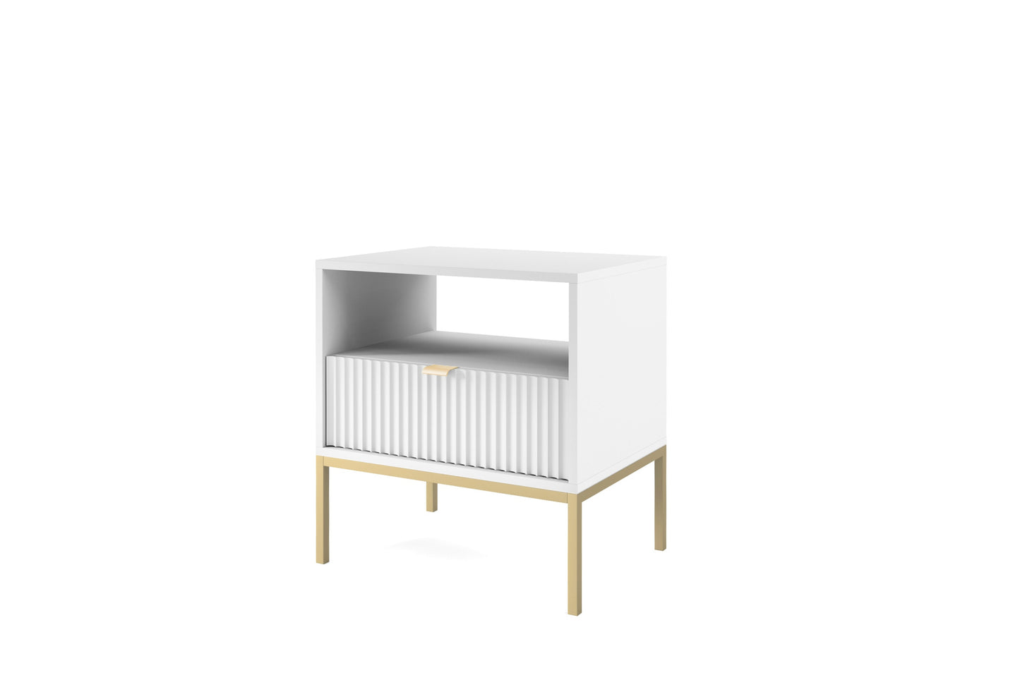 Nova Nightstand White - Modern Elegance for Your Bedroom