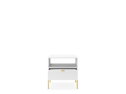 Nova Nightstand White - Modern Elegance for Your Bedroom