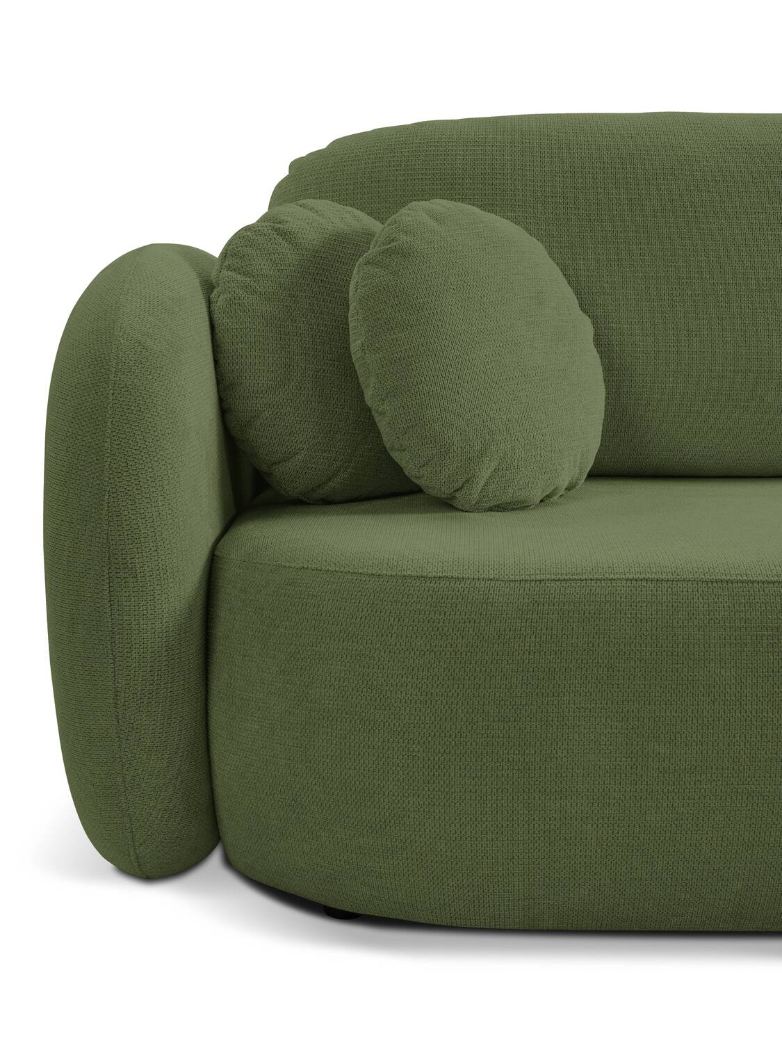 Lask OLIO Rounded Corner Sofa Bed – 261 x 177 cm – Left or Right Configuration