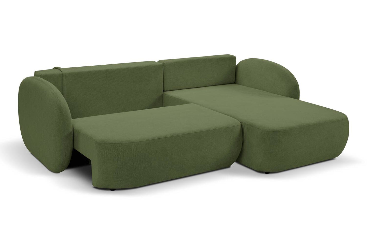 Lask OLIO Rounded Corner Sofa Bed – 261 x 177 cm – Left or Right Configuration