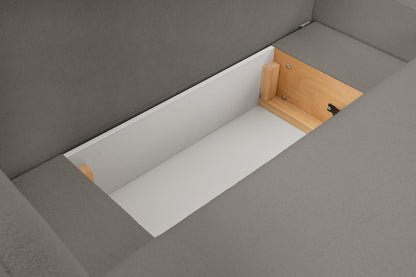 Lask OLIO Rounded Corner Sofa Bed – 261 x 177 cm – Left or Right Configuration