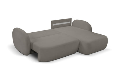 Lask OLIO Rounded Corner Sofa Bed – 261 x 177 cm – Left or Right Configuration