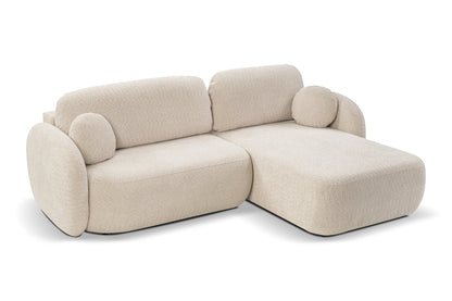 Lask OLIO Rounded Corner Sofa Bed – 261 x 177 cm – Left or Right Configuration